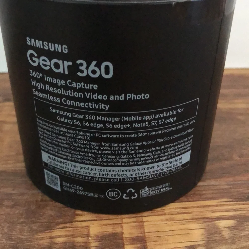 Samsung Gear 360 Immersive 360 high resolution video & phone camera
